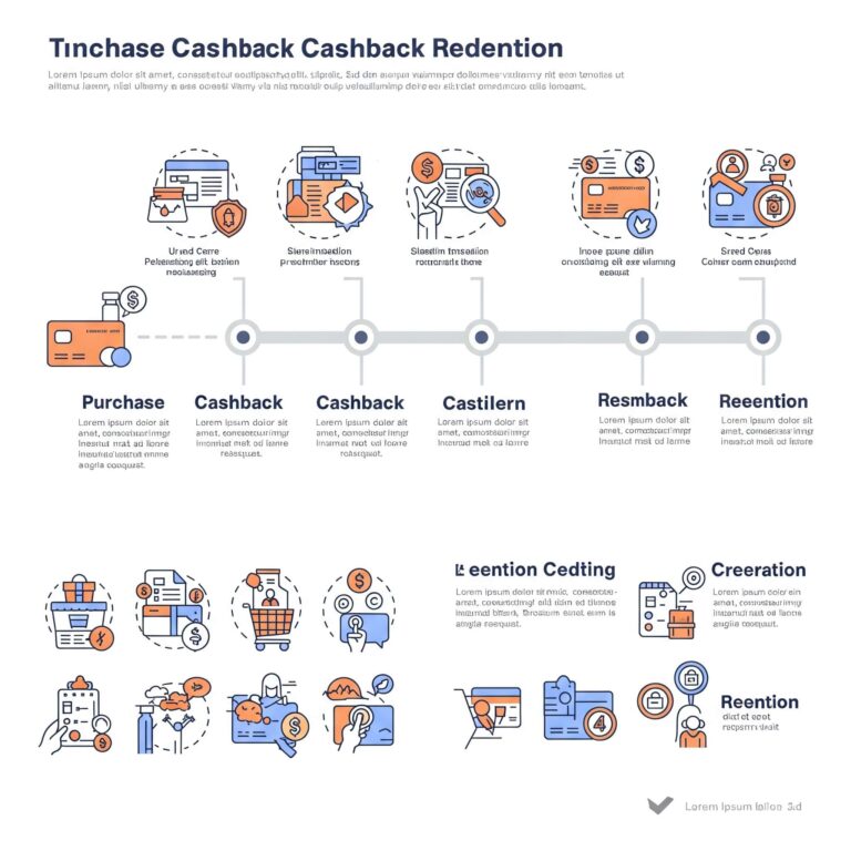 Credit card cashback reward processing time illustrated step-by-step