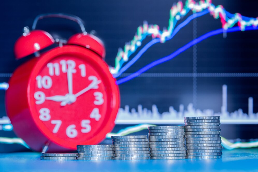 Power of compounding chart for long-term investments